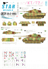 Star Decals 35-C1093 King Tiger / Tiger II # 1 1/35